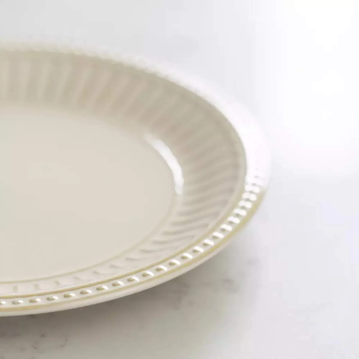 Grand Illusions Pembroke Stoneware Side Plate Cream - Image 4