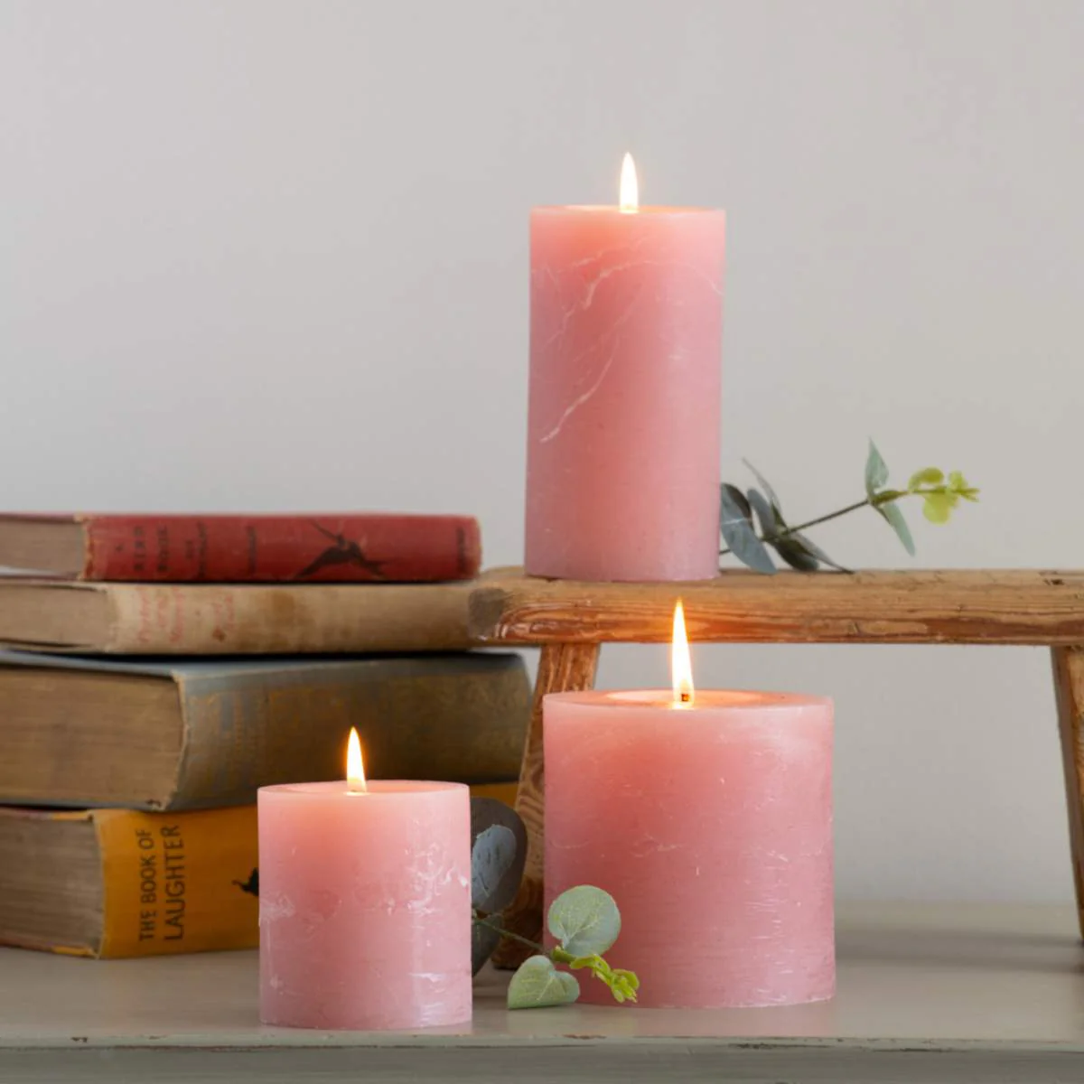 Grand Illusions Rustic Pillar Candle 70x75mm - Image 3