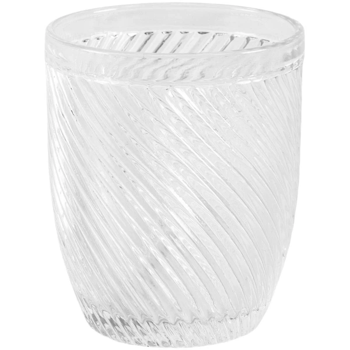 Grand Illusions Water Tumbler Swirl Clear