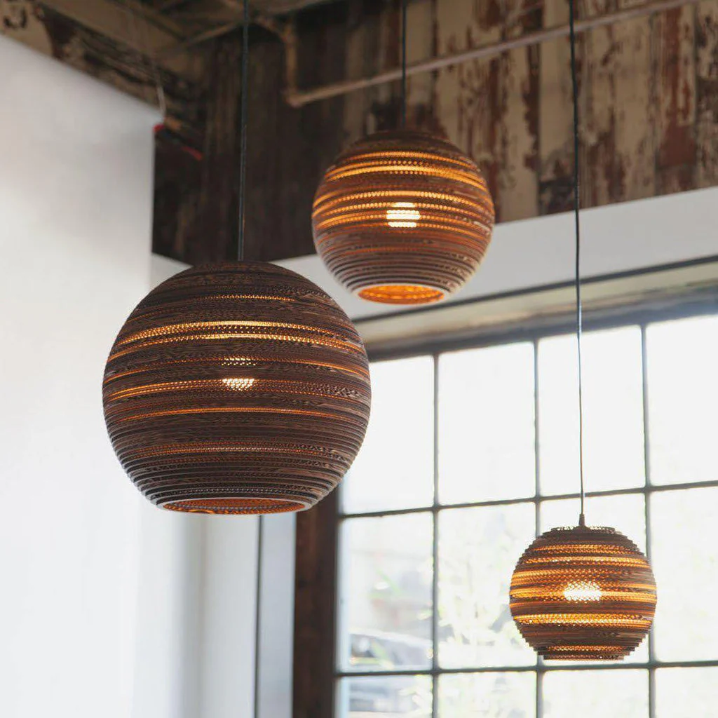 Graypants Scraplights Moon 14 Pendant Lamp - Natural - Image 2