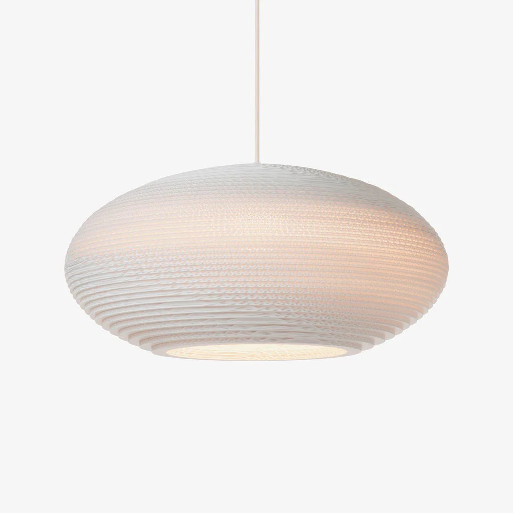 Graypants Scraplights Disc 16 Pendant Lamp - White - Image 2
