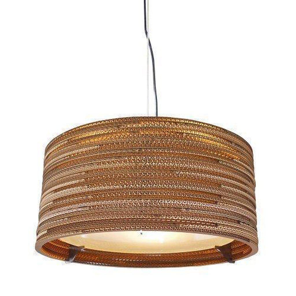 Graypants Scraplights Drum 18 Pendant Lamp - Natural