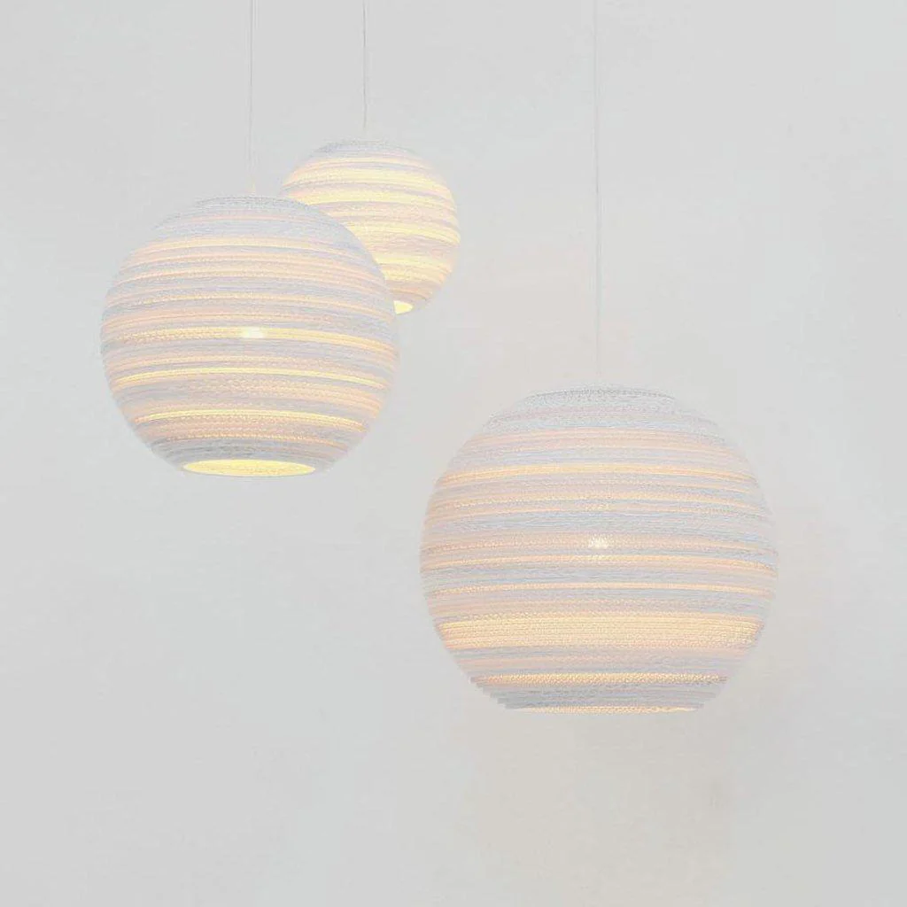 Graypants Scraplights Moon 14 Pendant Lamp - White - Image 2