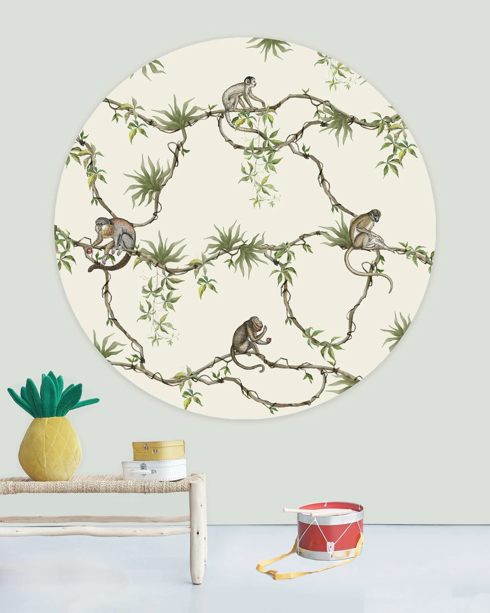 Creative Lab Amsterdam Hanging Garden Wallpaper Circle Mural - Image 2