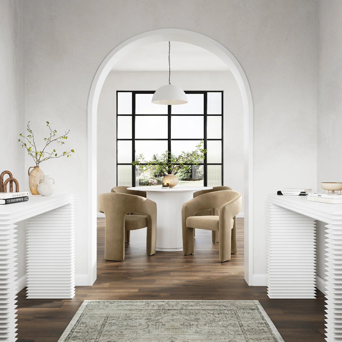 HO+ME Alba Dining Chair In Mole - Image 7