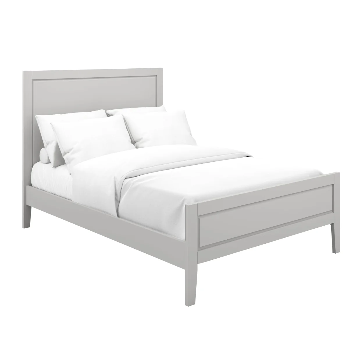 HO+ME Bay King Size Bed In Grey - Image 2