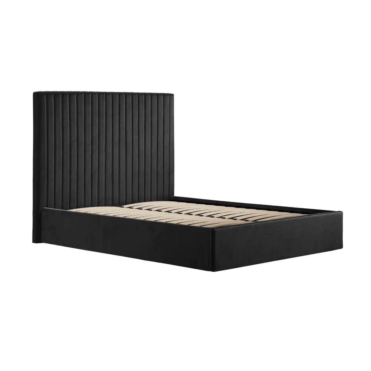 HO+ME Berkeley Tall Ottoman King Size Bed In Black - Image 3