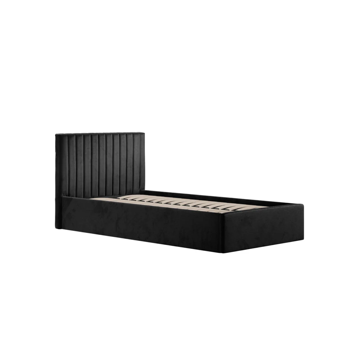 HO+ME Berlin Ottoman Single Bed In Black - Image 2