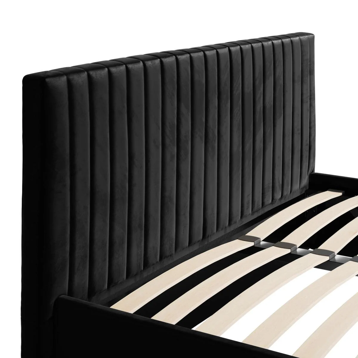 HO+ME Berkeley Tall Ottoman Super King Size Bed In Black - Image 5
