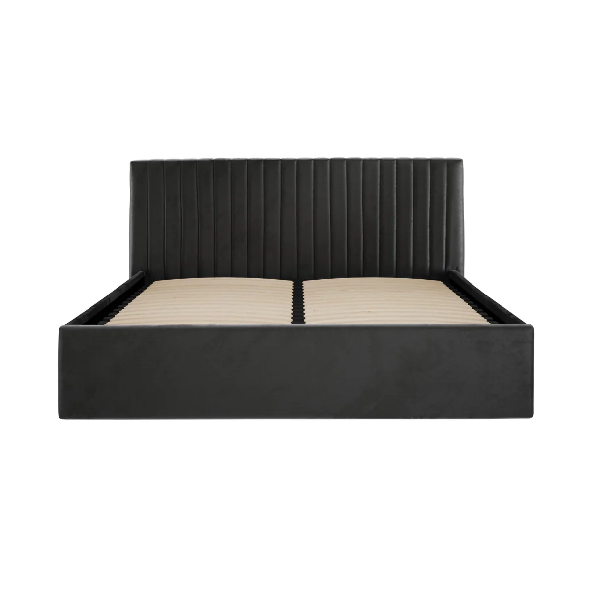 HO+ME Berkeley Ottoman Super King Size Bed In Black