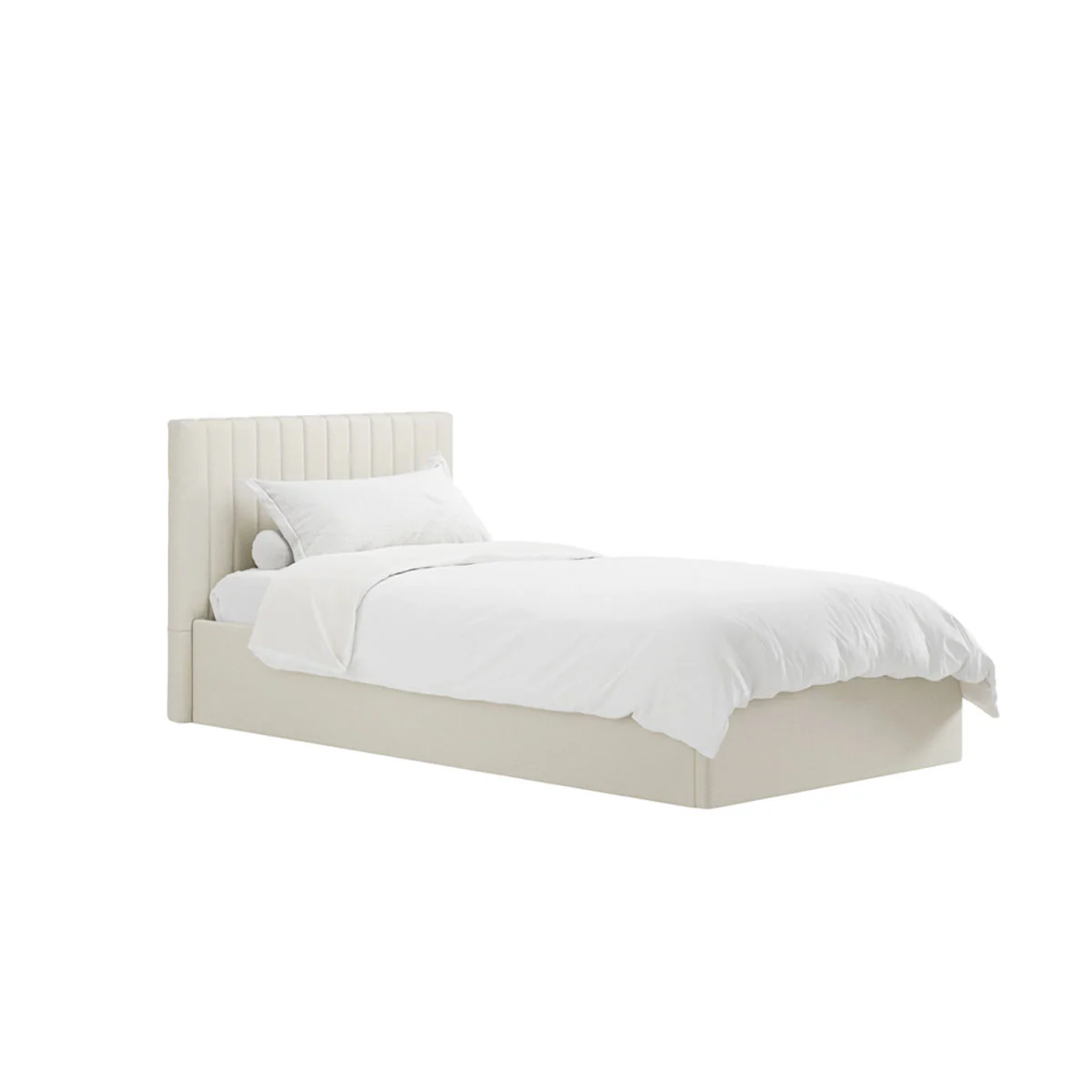 HO+ME Berlin Tall Ottoman Single Bed In Milk - Image 3