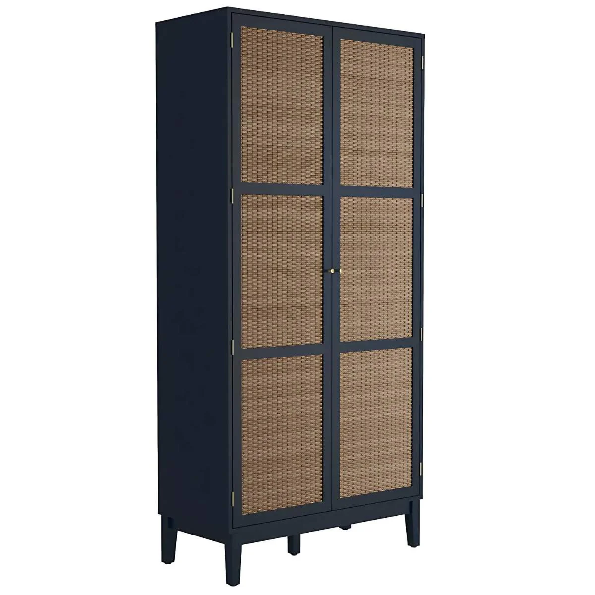 HO+ME Bordeaux 2 Door Wardrobe In Blue