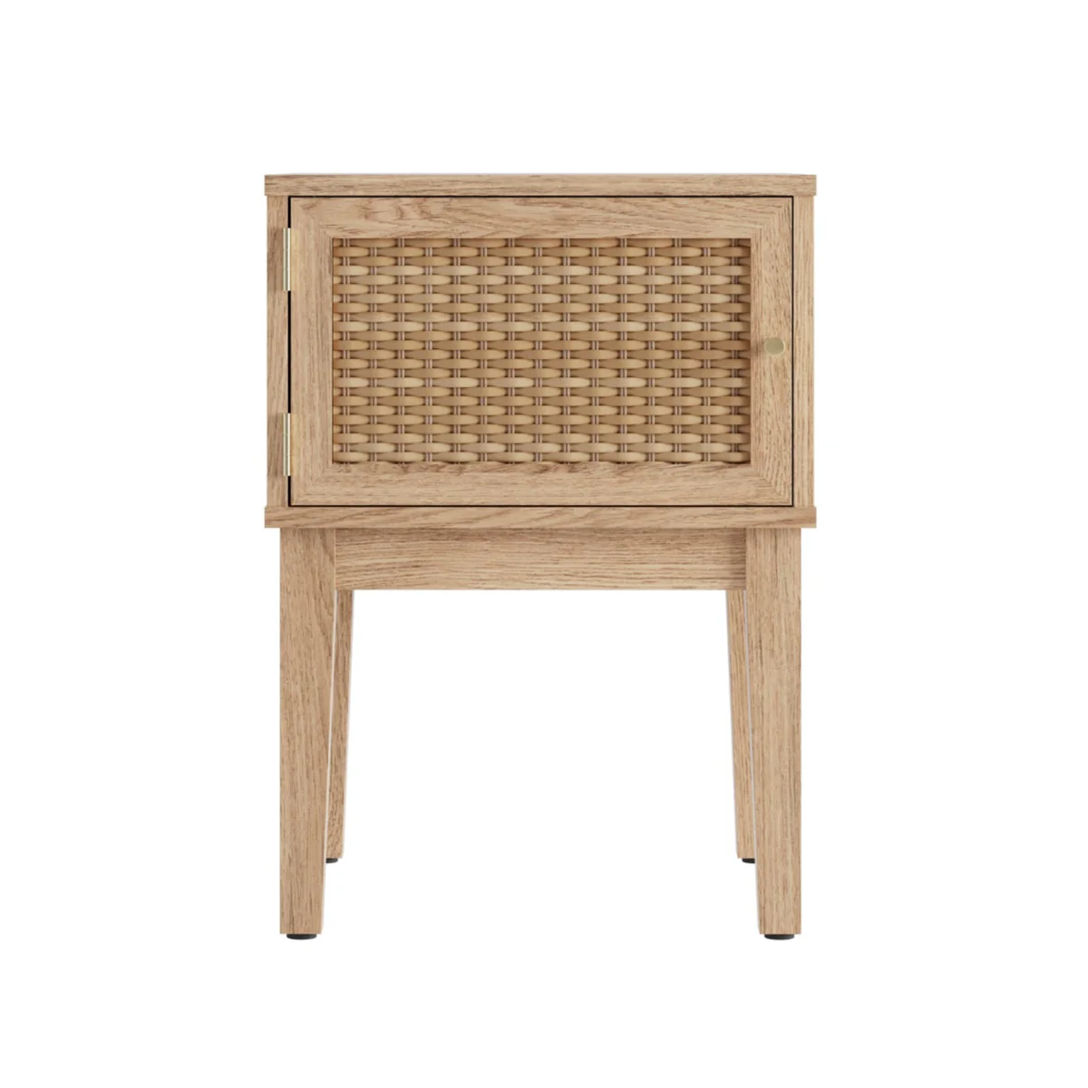 HO+ME Bordeaux Bedside Table In Oak - Image 3