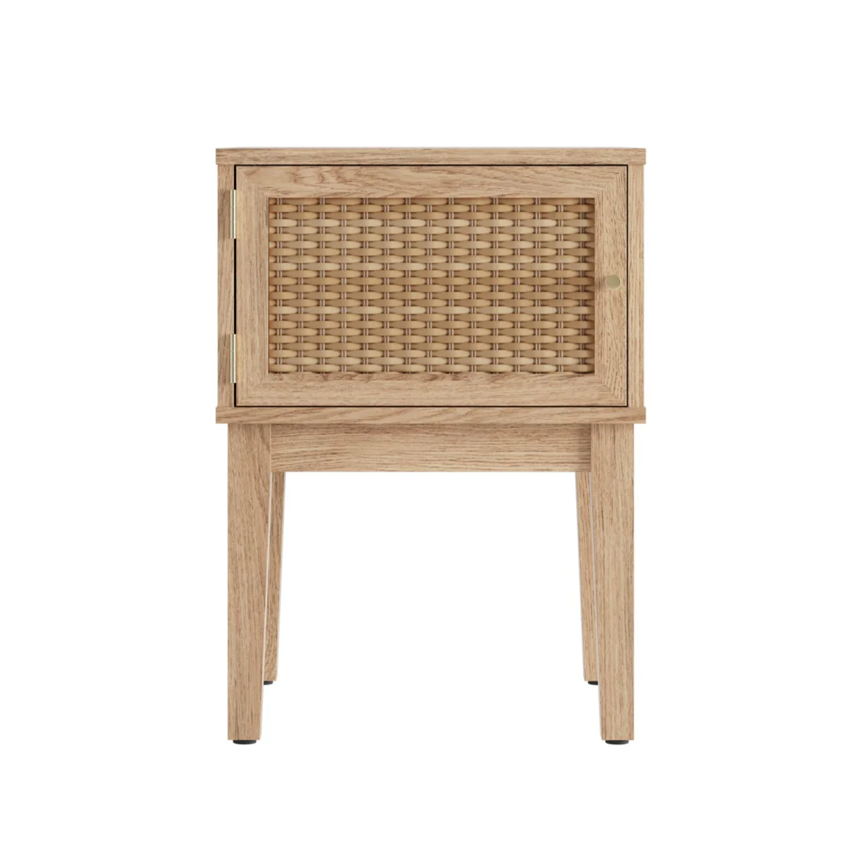 HO+ME Bordeaux Bedside Table In Oak - Image 4