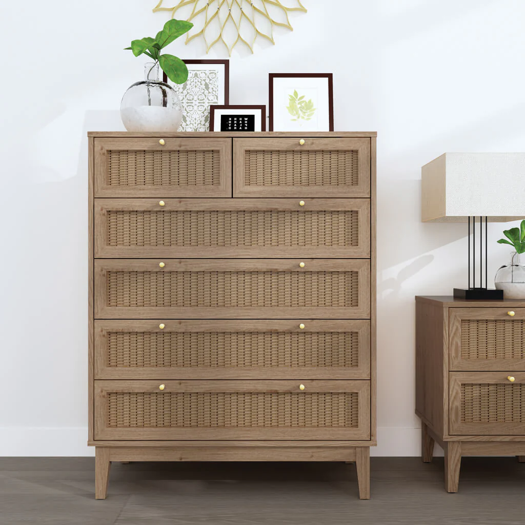 HO+ME Bordeaux Chest Of Drawers In Oak - Image 4