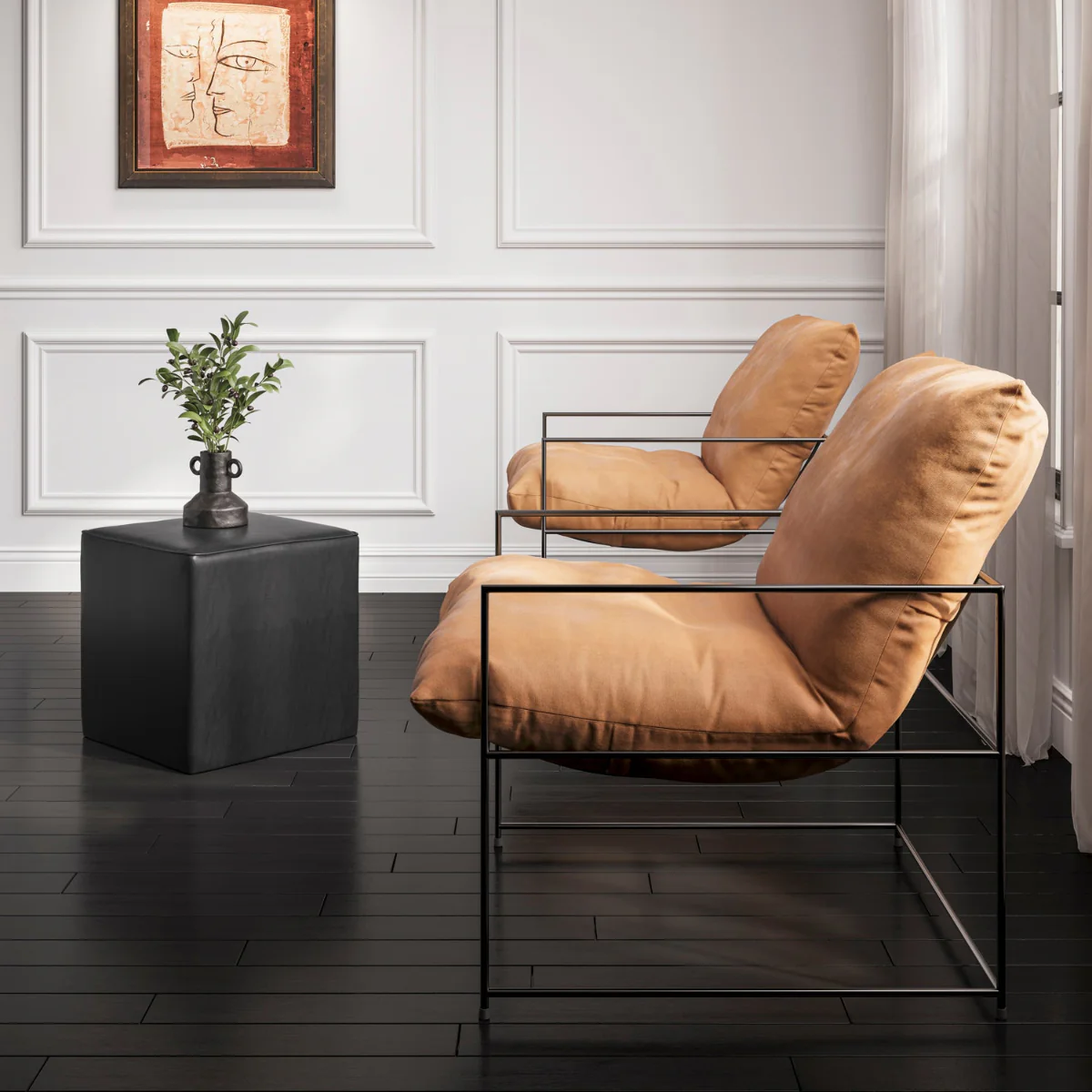 HO+ME Bronx Side Table In Black - Image 5