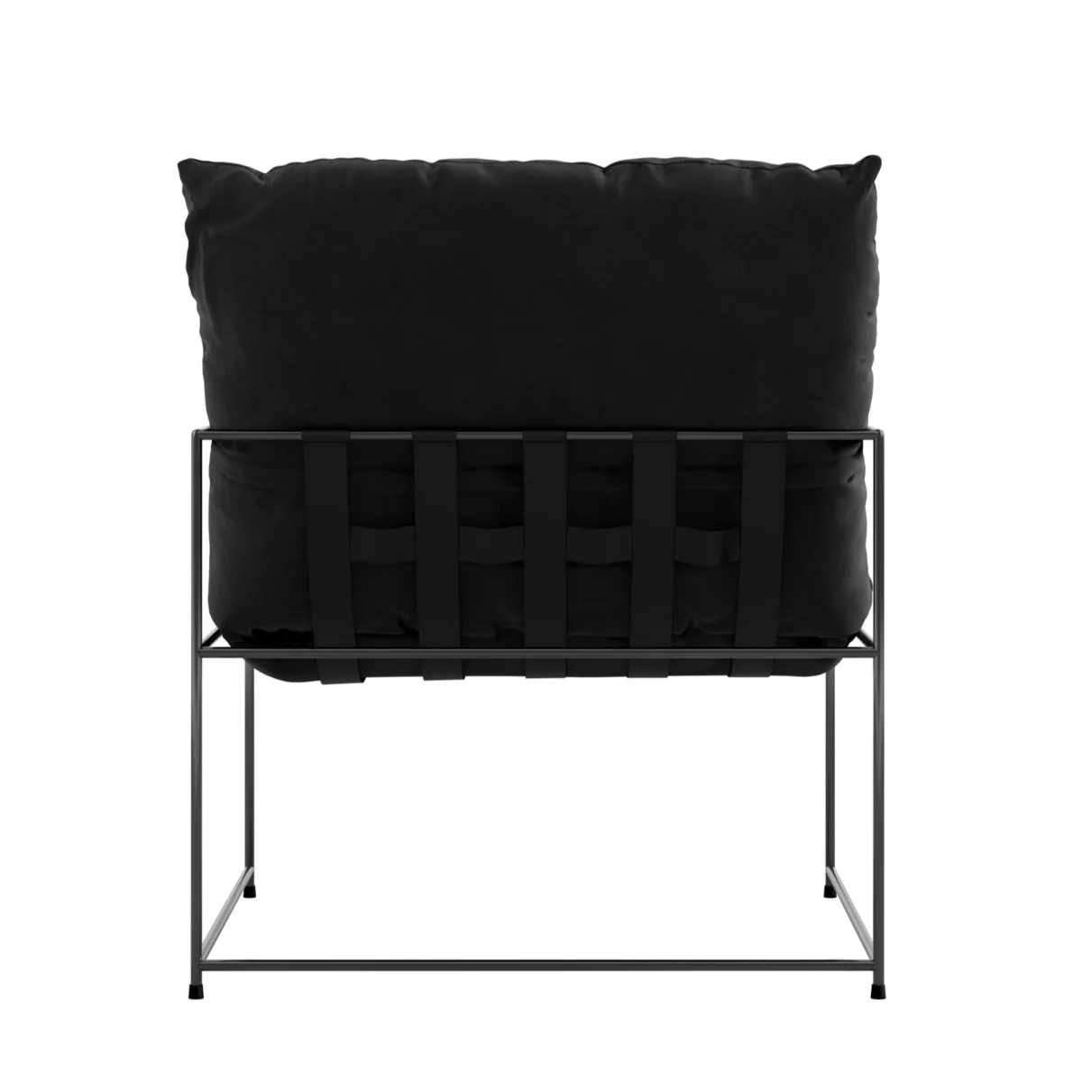 HO+ME Brook Accent Chair In Black Velvet - Image 4