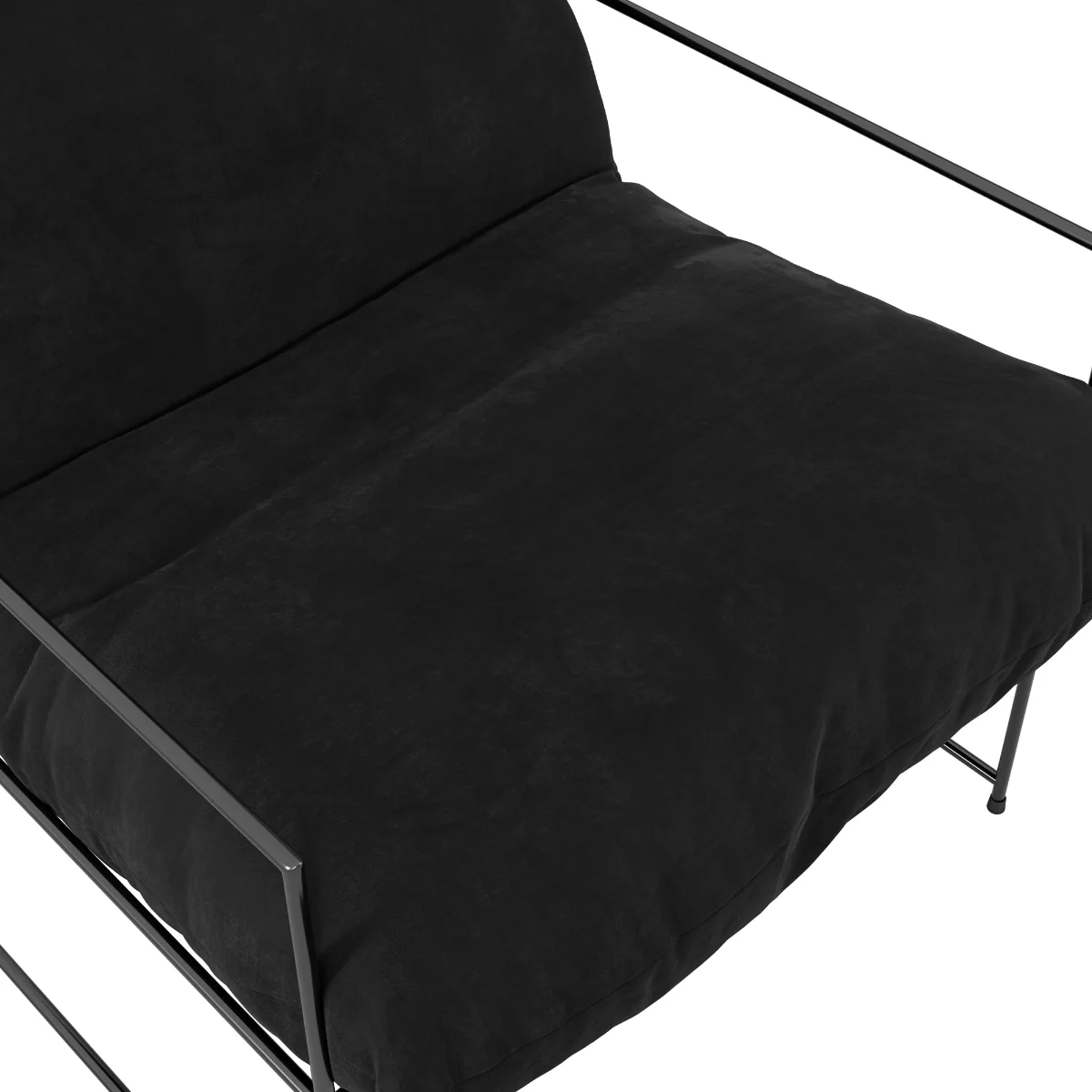 HO+ME Brook Accent Chair In Black Velvet - Image 5