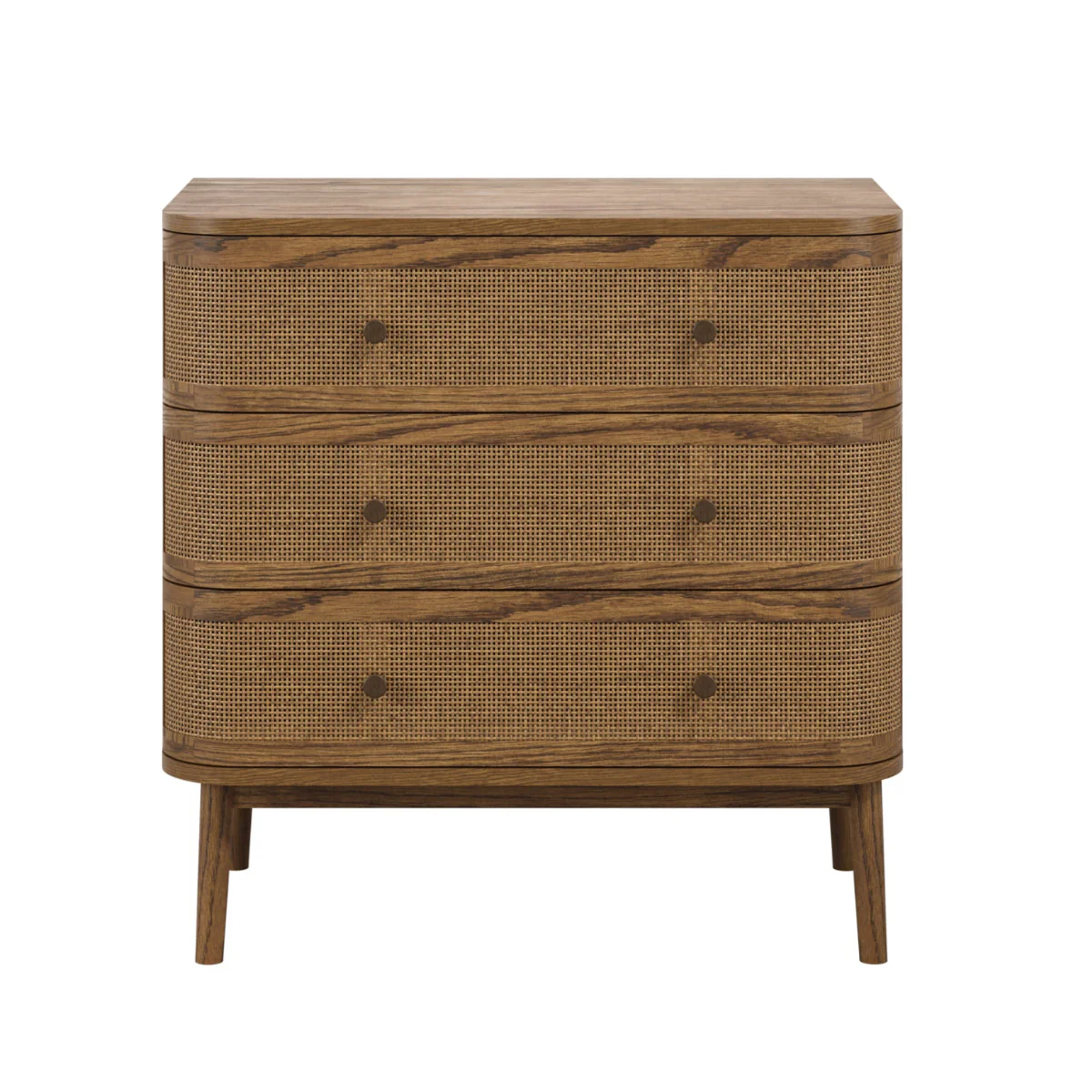 HO+ME Callie Chest Of Drawers In Smoked Wood