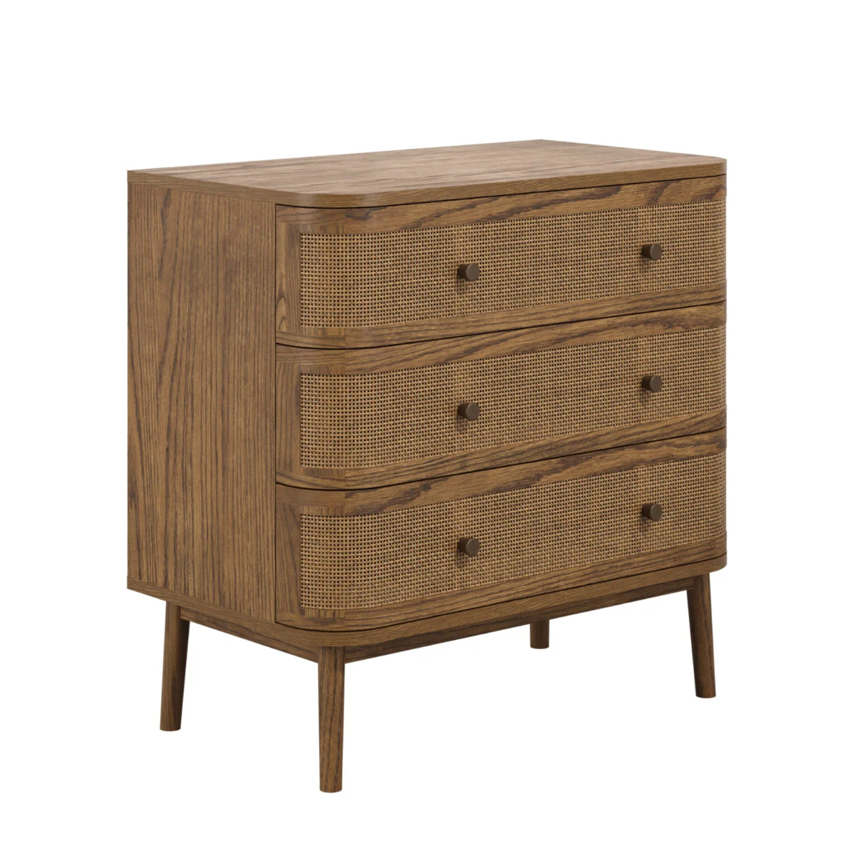 HO+ME Callie Chest Of Drawers In Smoked Wood - Image 2