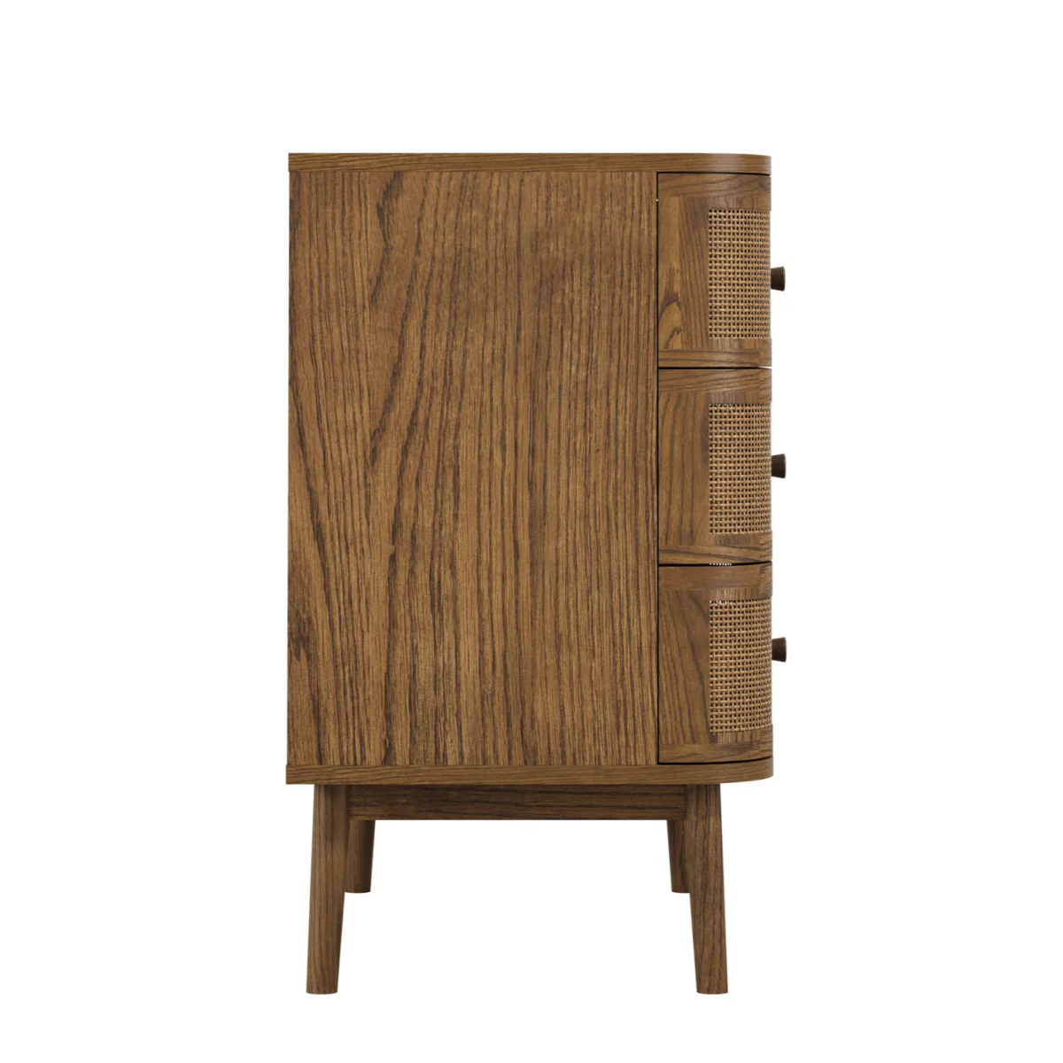HO+ME Callie Chest Of Drawers In Smoked Wood - Image 4