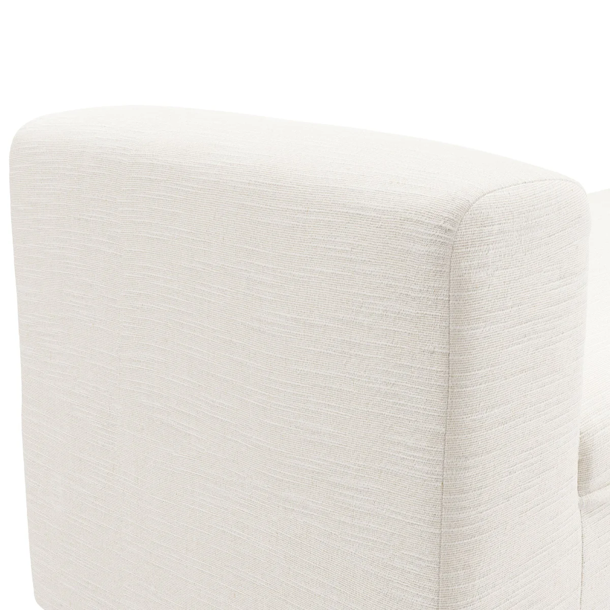HO+ME Cressida Dining Bench In Ivory - Image 4