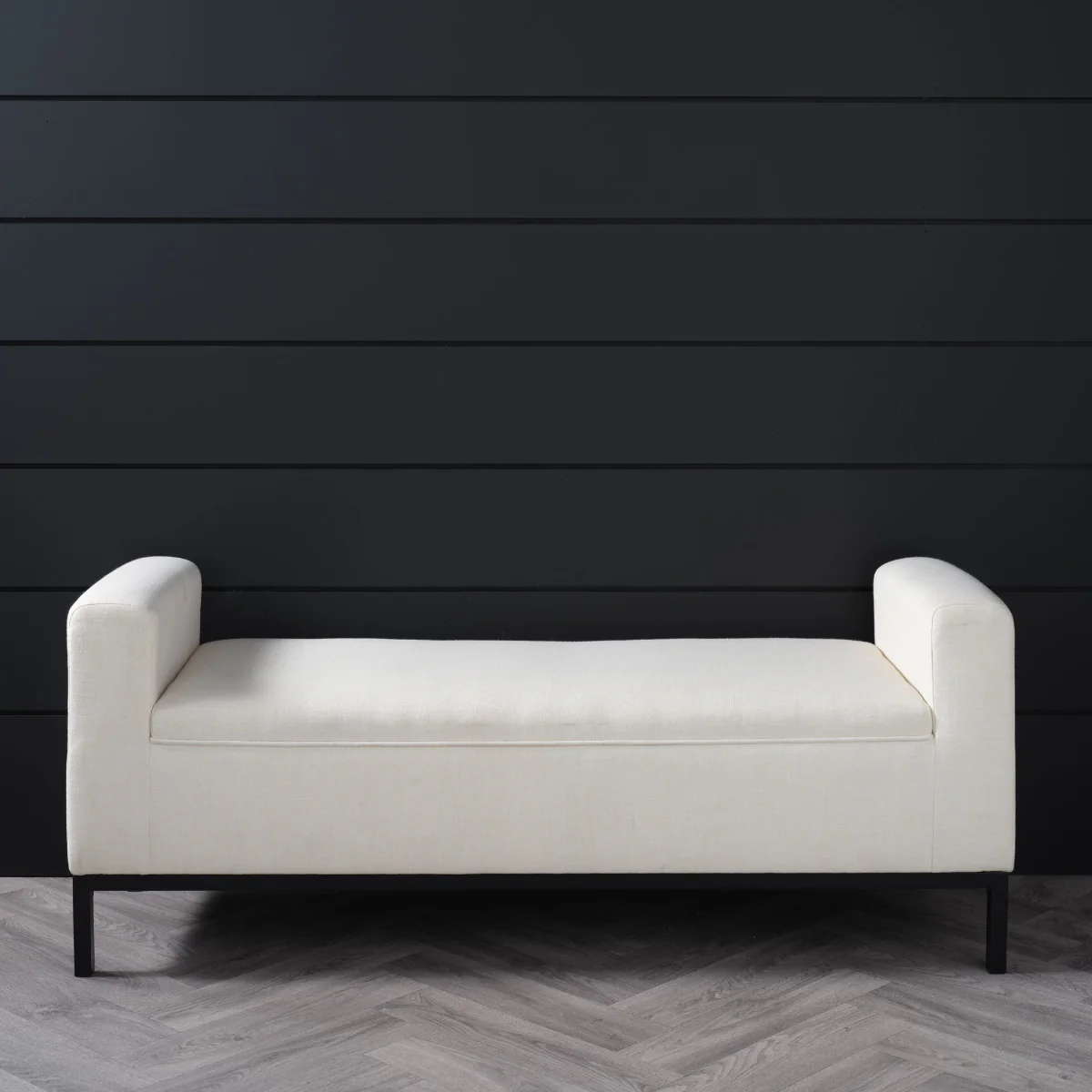 HO+ME Cressida Dining Bench In Ivory - Image 6