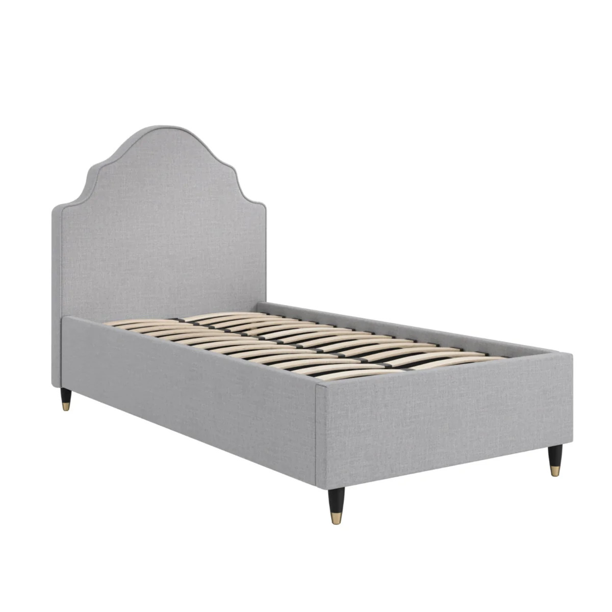 HO+ME Darcy Single Bed In Grey - Image 3