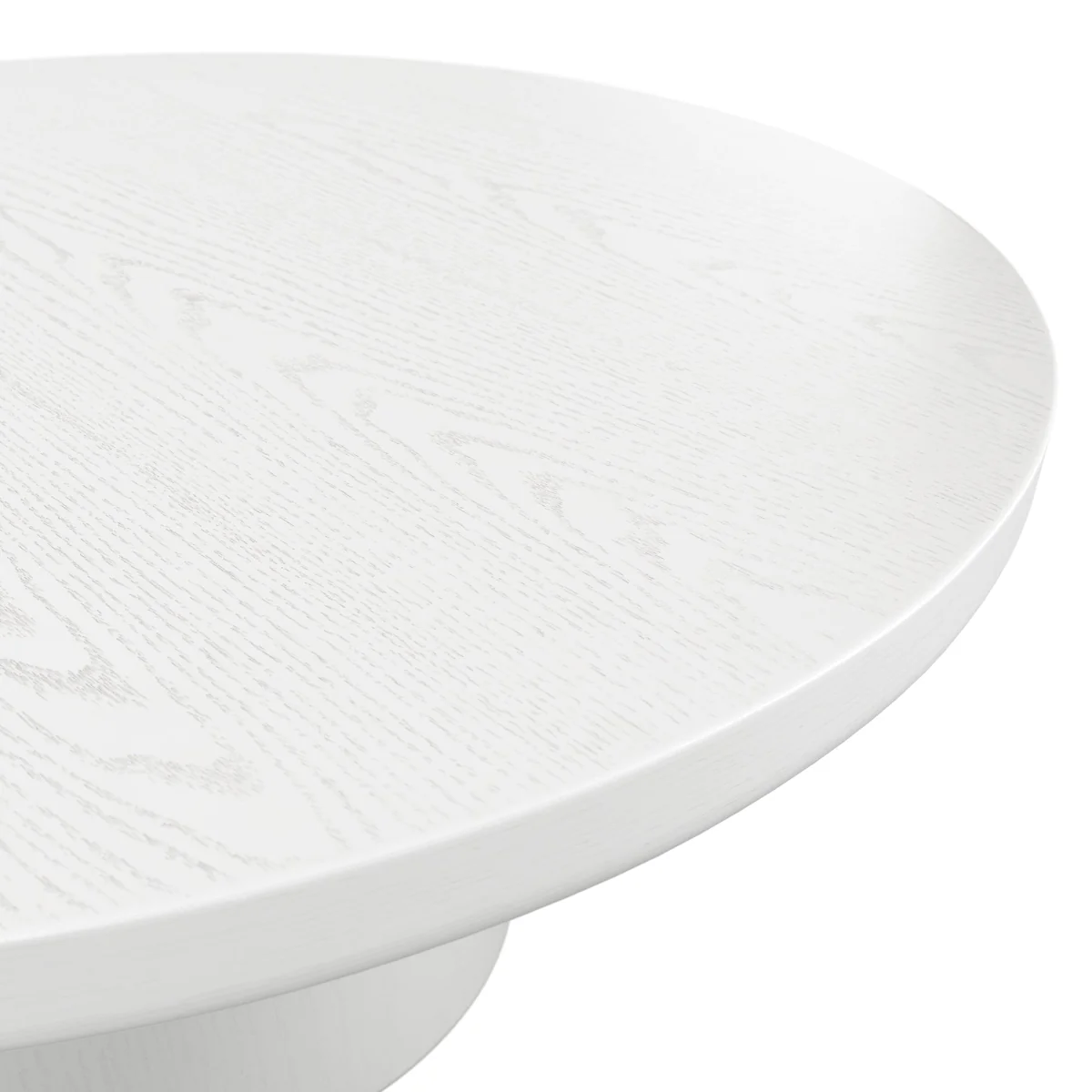 HO+ME Elara Round Coffee Table In White - Image 3