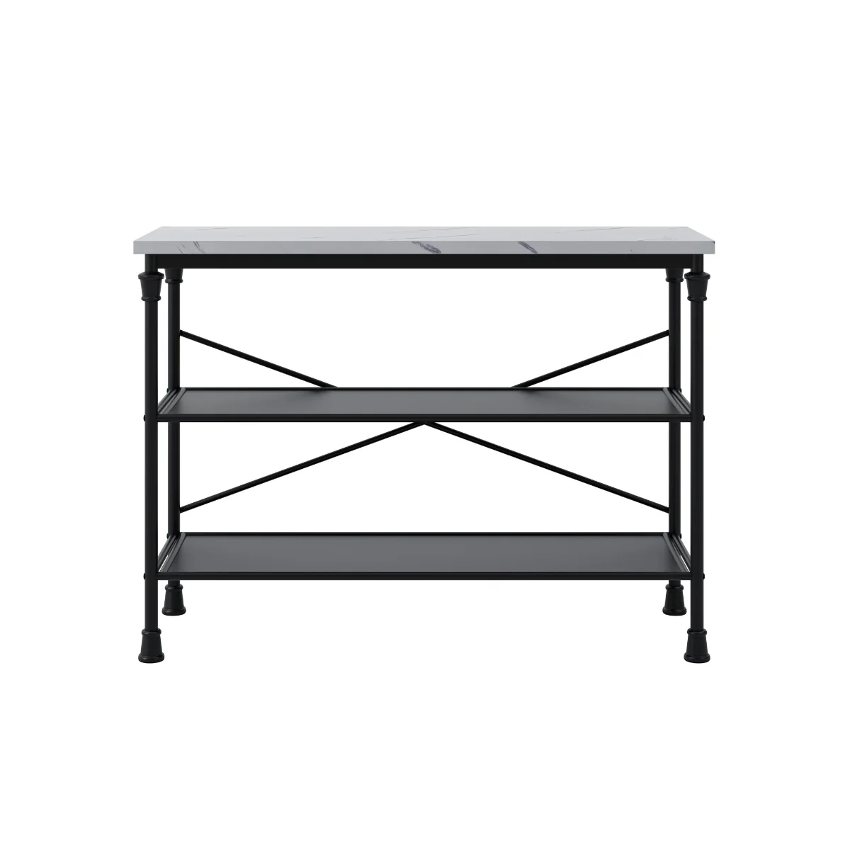 HO+ME Fairmont Marbled Console Table - Image 2