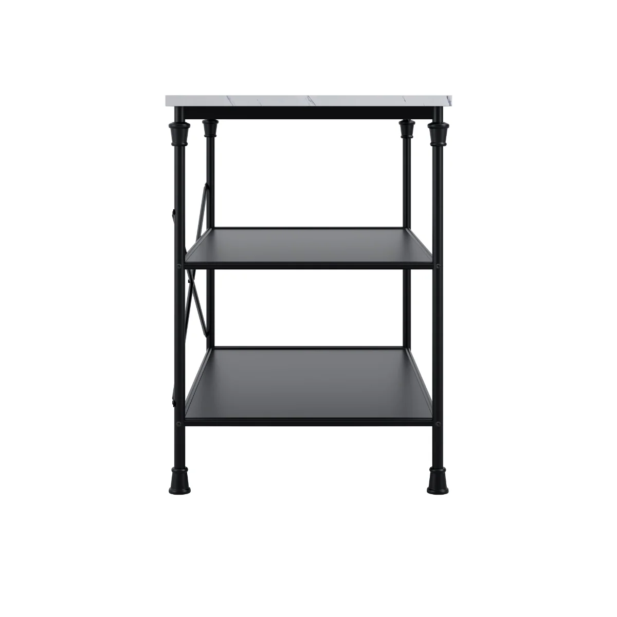 HO+ME Fairmont Marbled Kitchen Island Table - Image 3