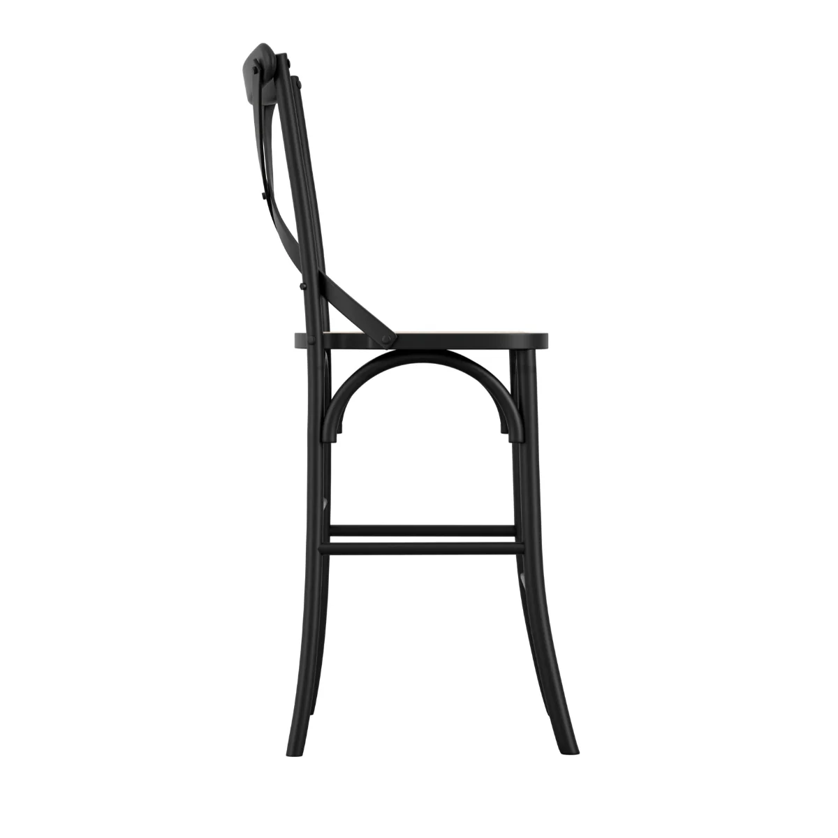 HO+ME Fitzroy Crossback Counter Stool In Black - Image 3