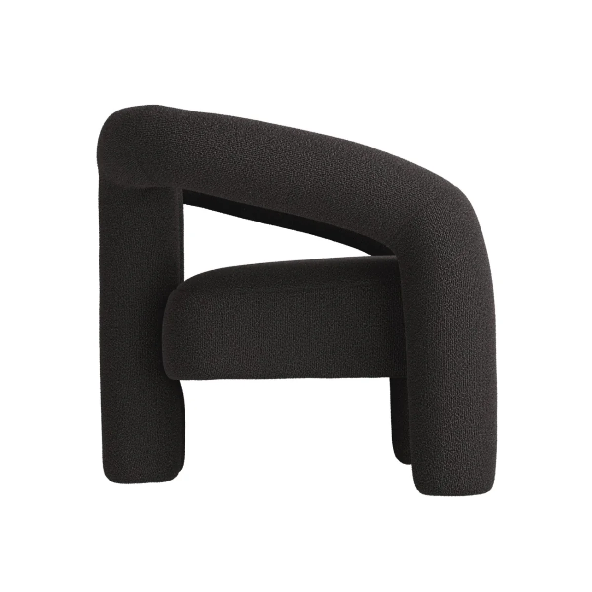 HO+ME Frai Occasional Chair In Black - Image 3