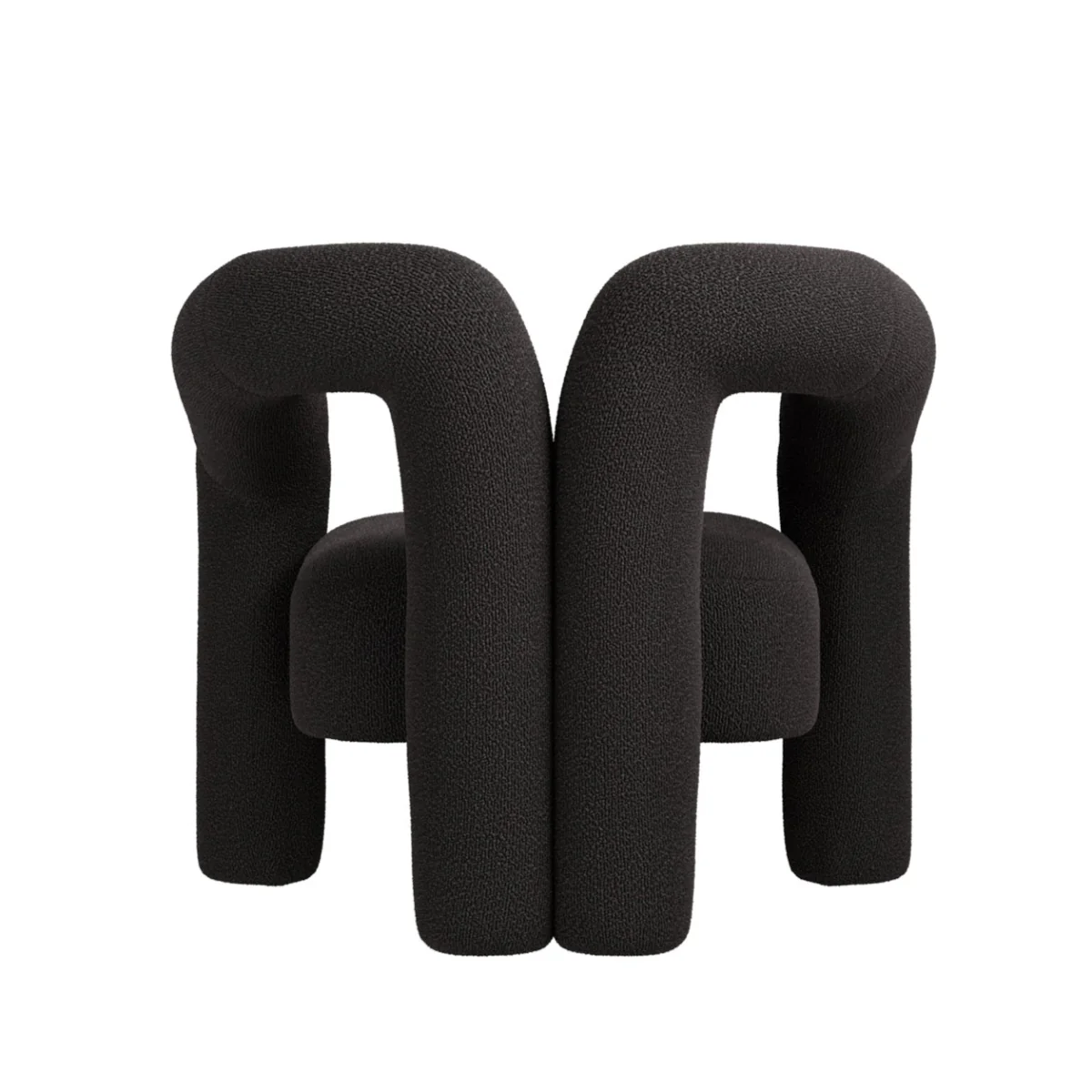 HO+ME Frai Occasional Chair In Black - Image 4