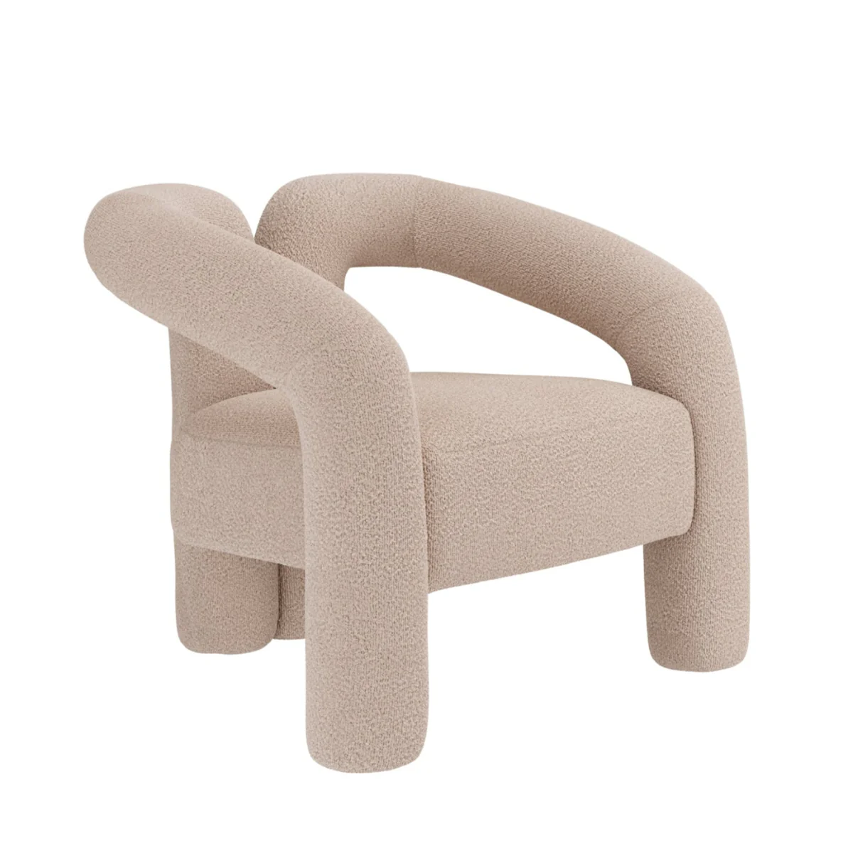 HO+ME Frai Occasional Chair In Buff