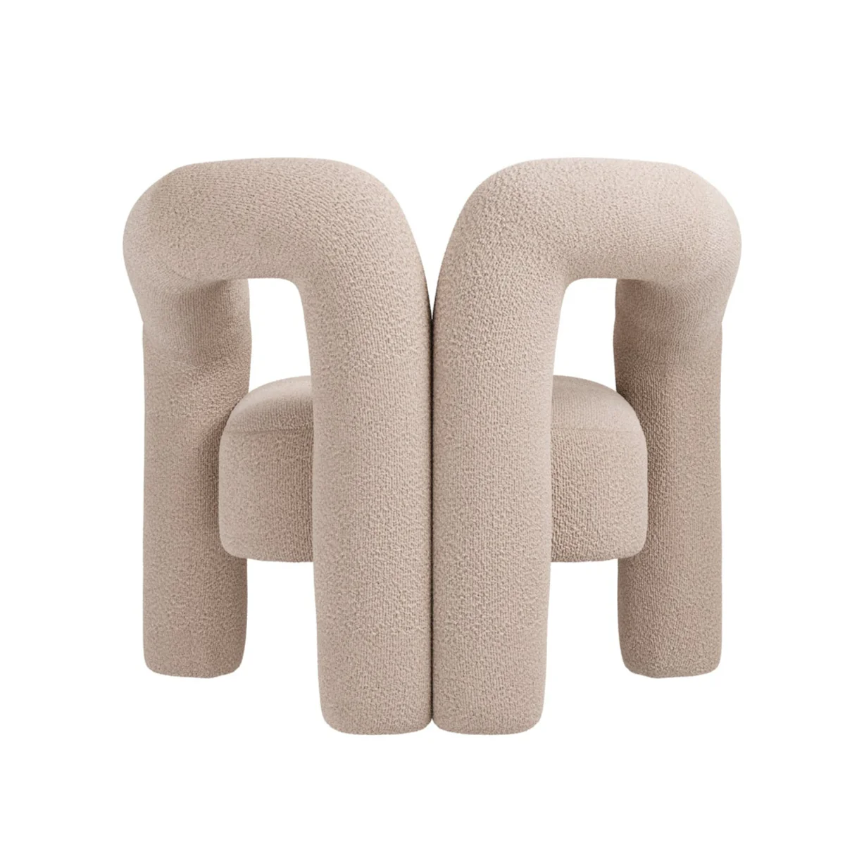 HO+ME Frai Occasional Chair In Buff - Image 4