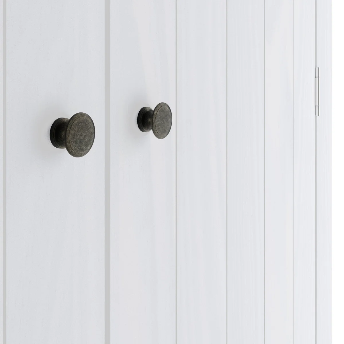 HO+ME Havana 2 Door Wardrobe In Washed White - Image 4