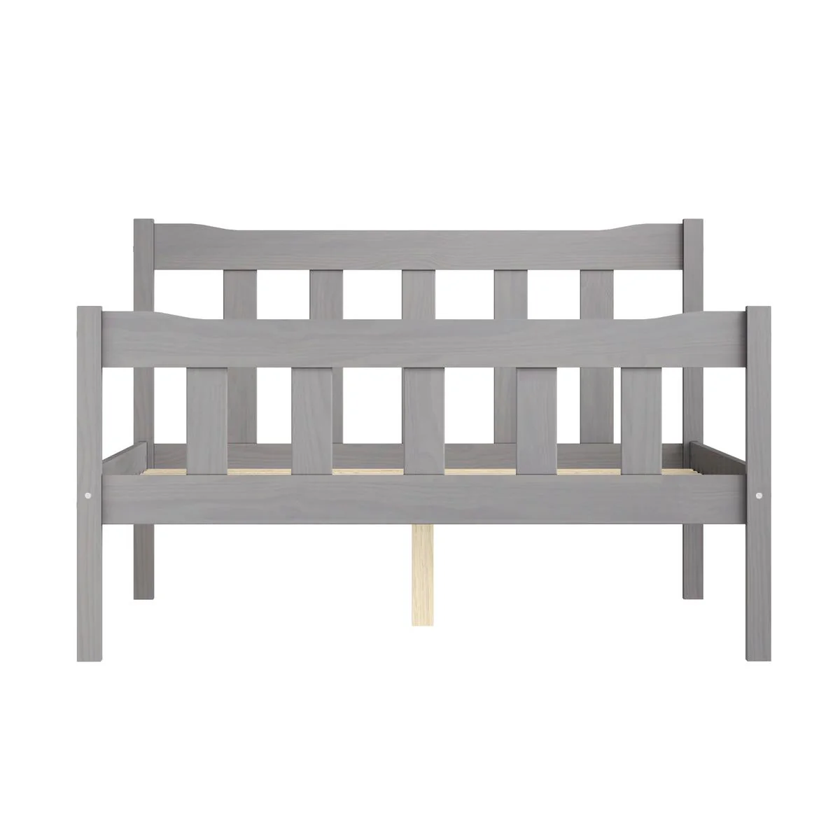 HO+ME Havana Double Bed In Washed Grey - Image 3