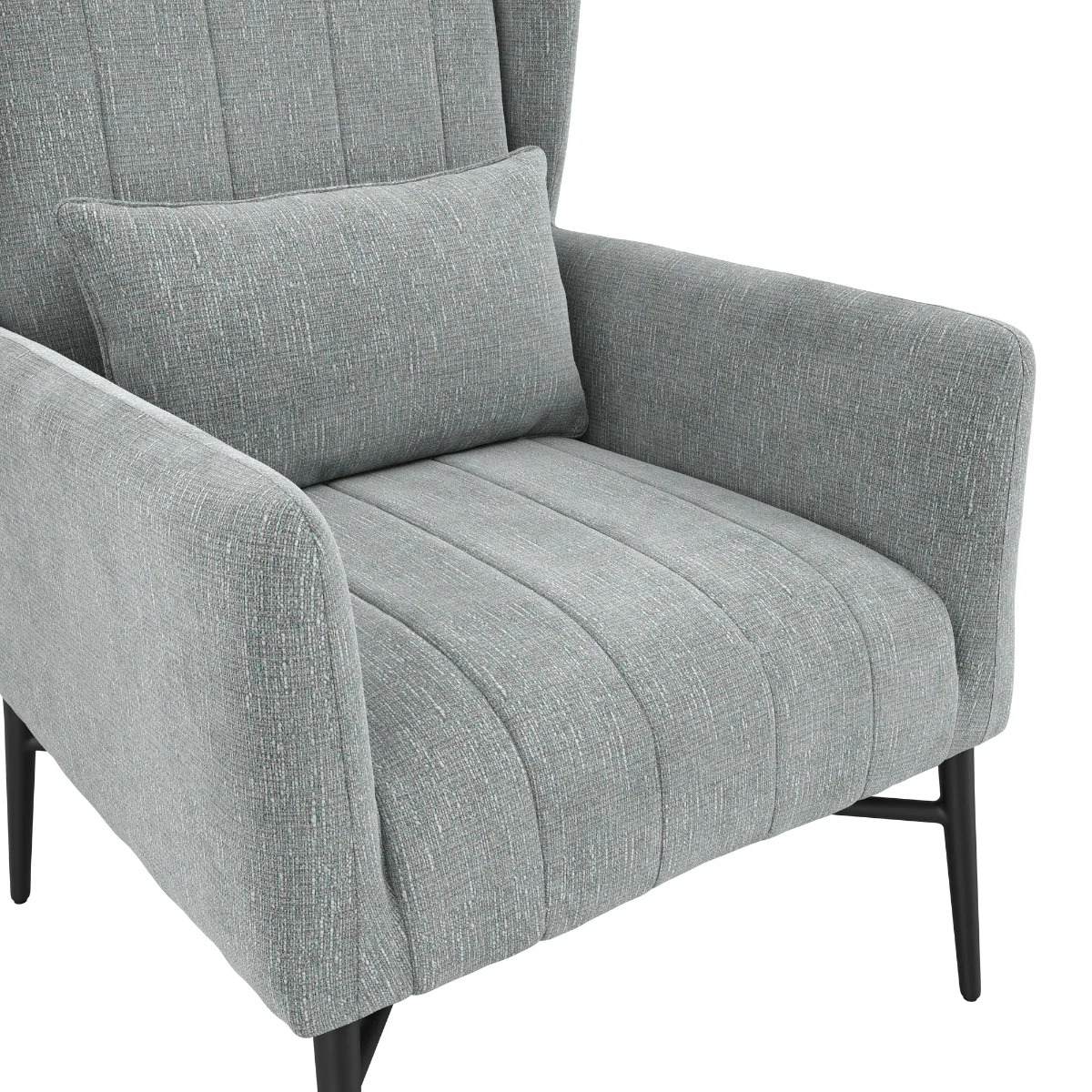 HO+ME Henley Armchair In Seafoam Tweed - Image 5