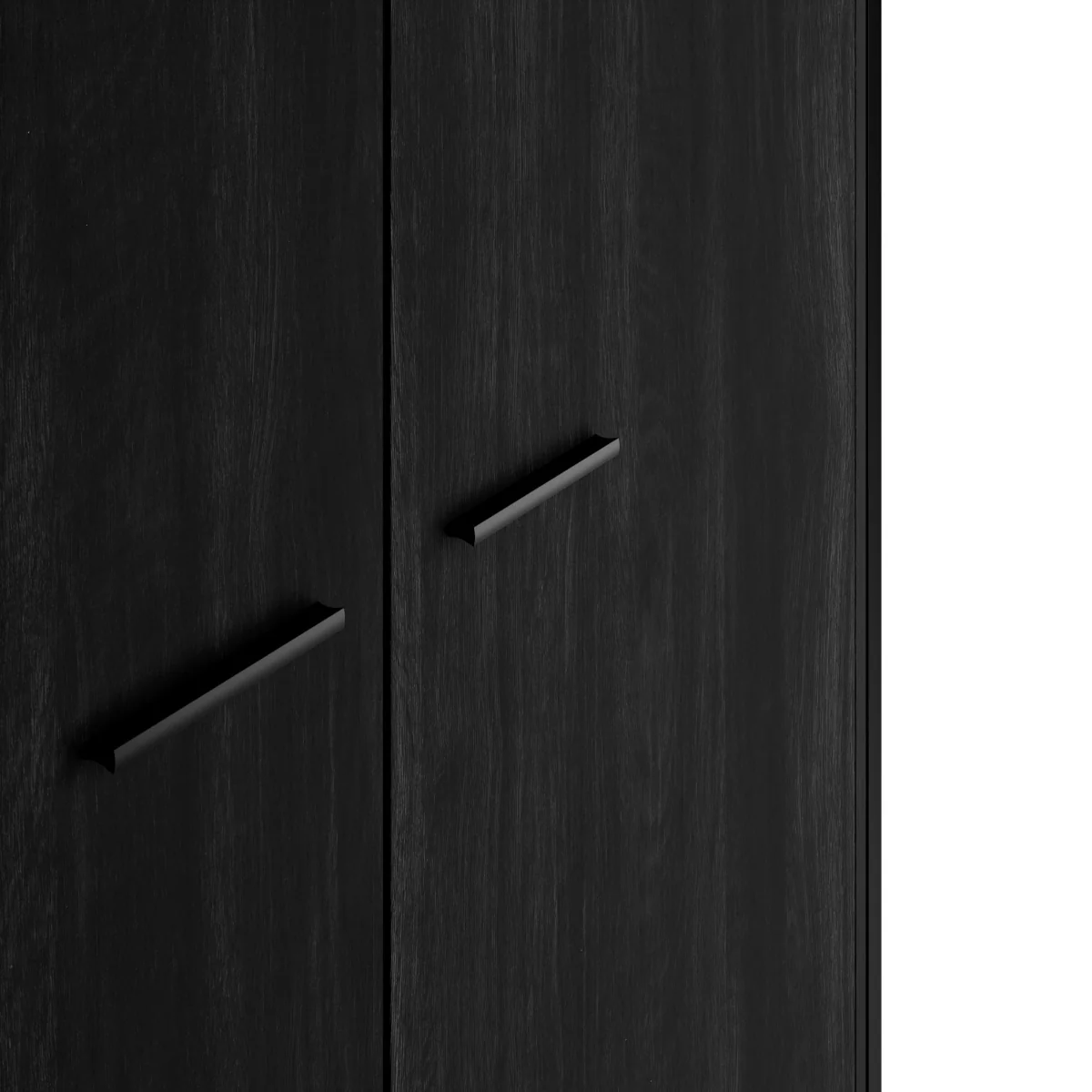 HO+ME Hoxton 2 Door Wardrobe In Black - Image 4