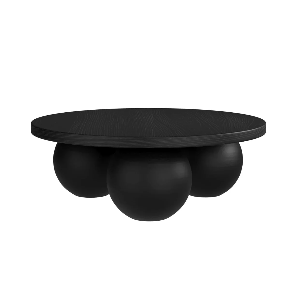 HO+ME Kenji Black Ball Leg Coffee Table