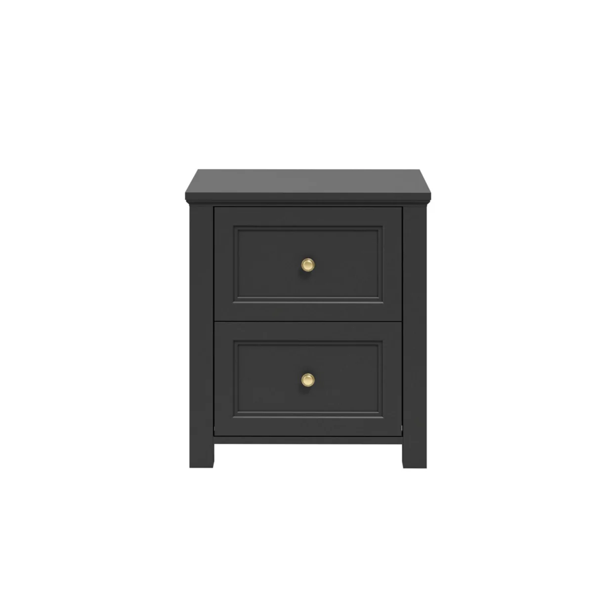 HO+ME Kernow Bedside Table In Black