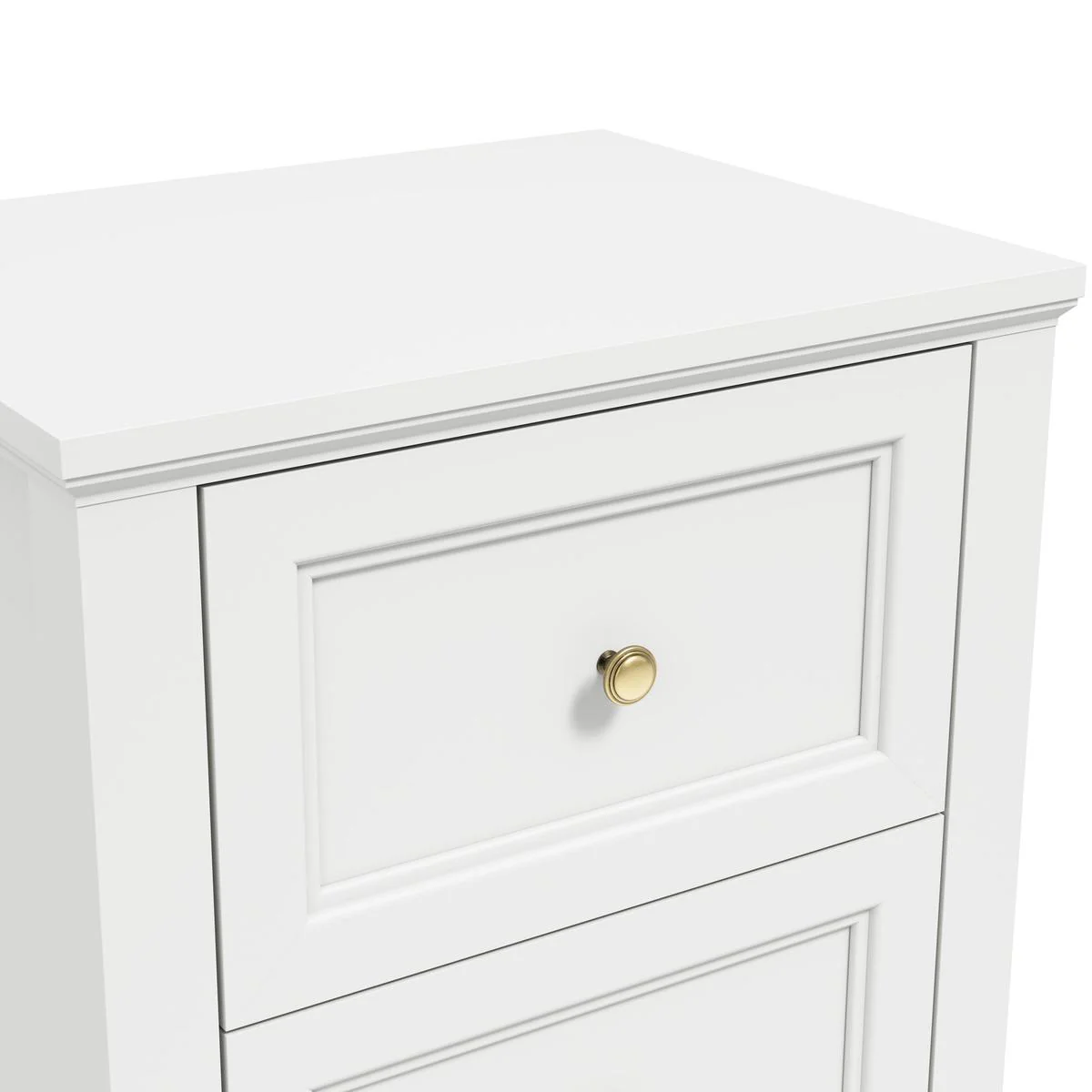 HO+ME Kernow Bedside Table In White - Image 6