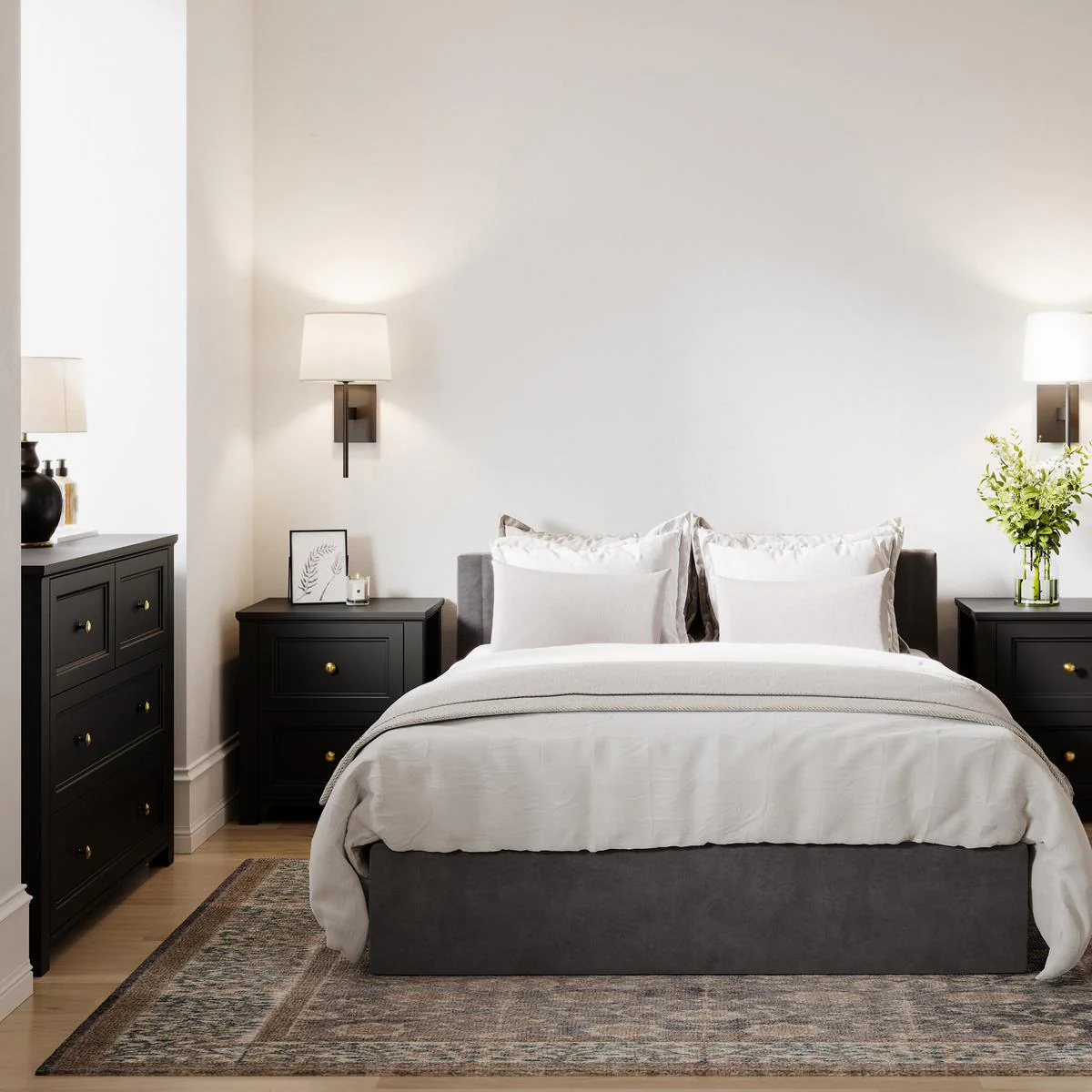 HO+ME Kernow Chest Of Drawers In Black - Image 2