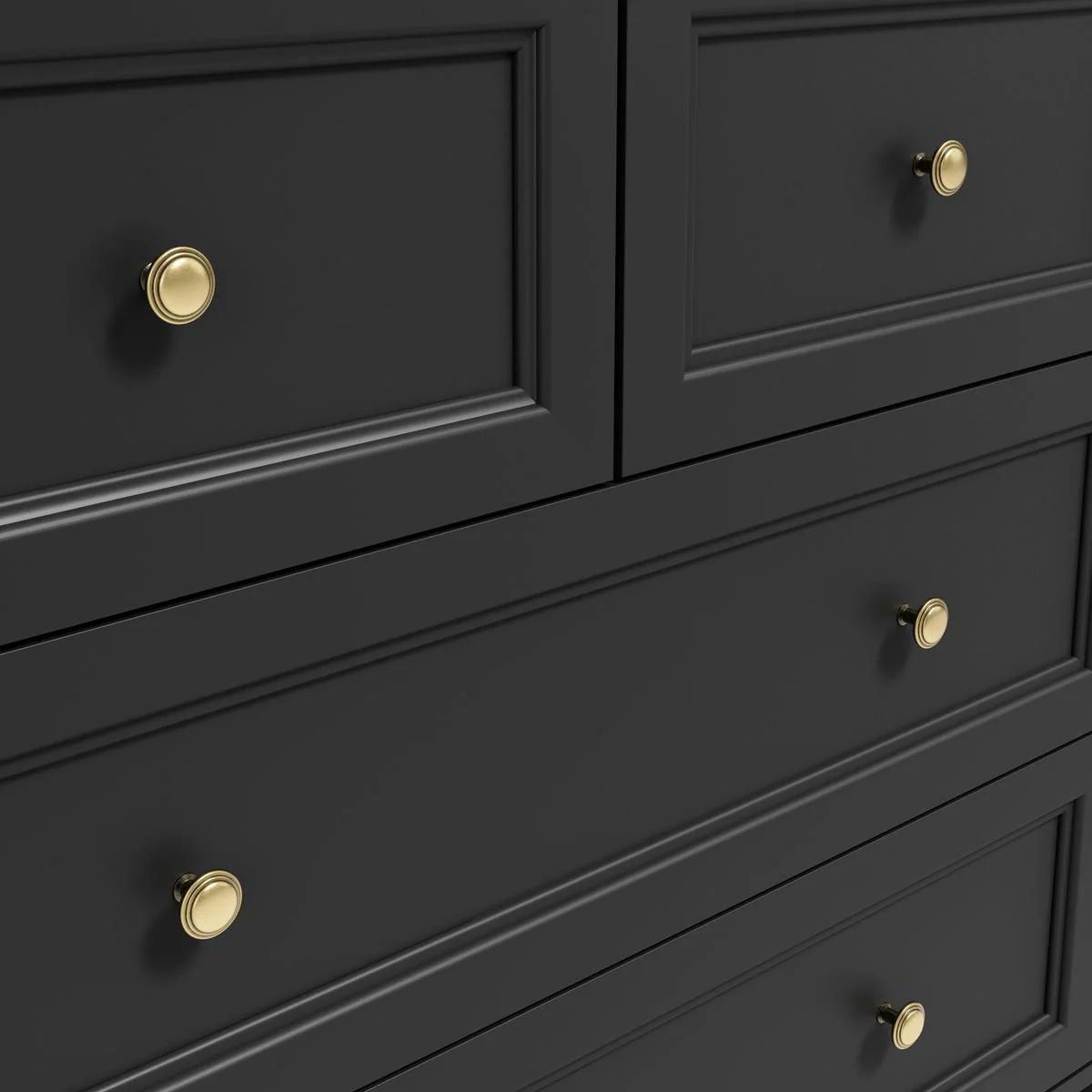 HO+ME Kernow Chest Of Drawers In Black - Image 6