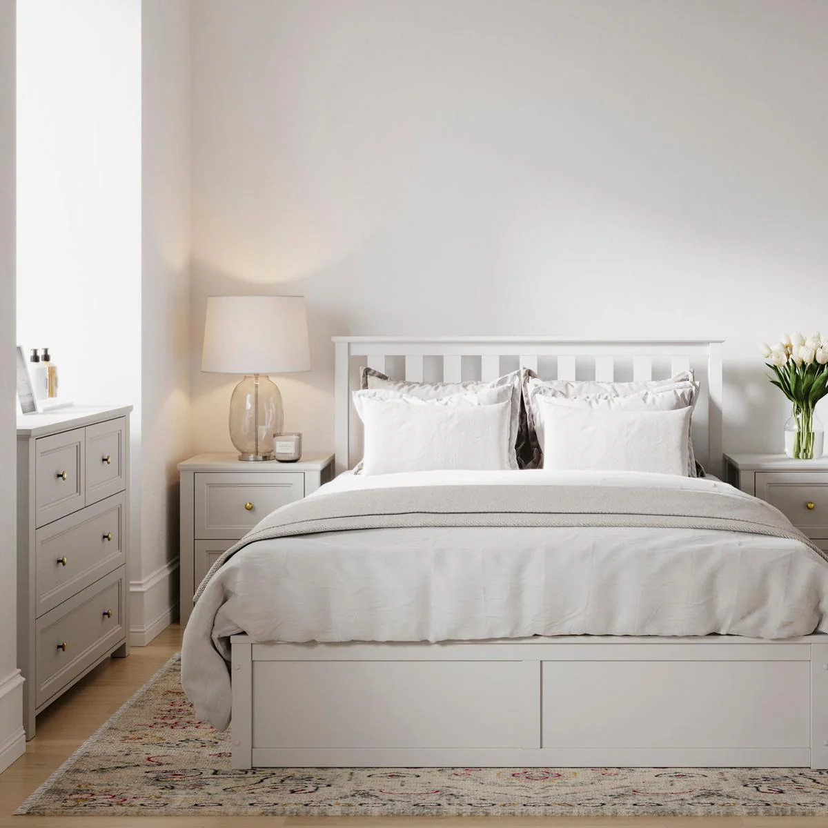 HO+ME Kernow Chest Of Drawers In White - Image 2