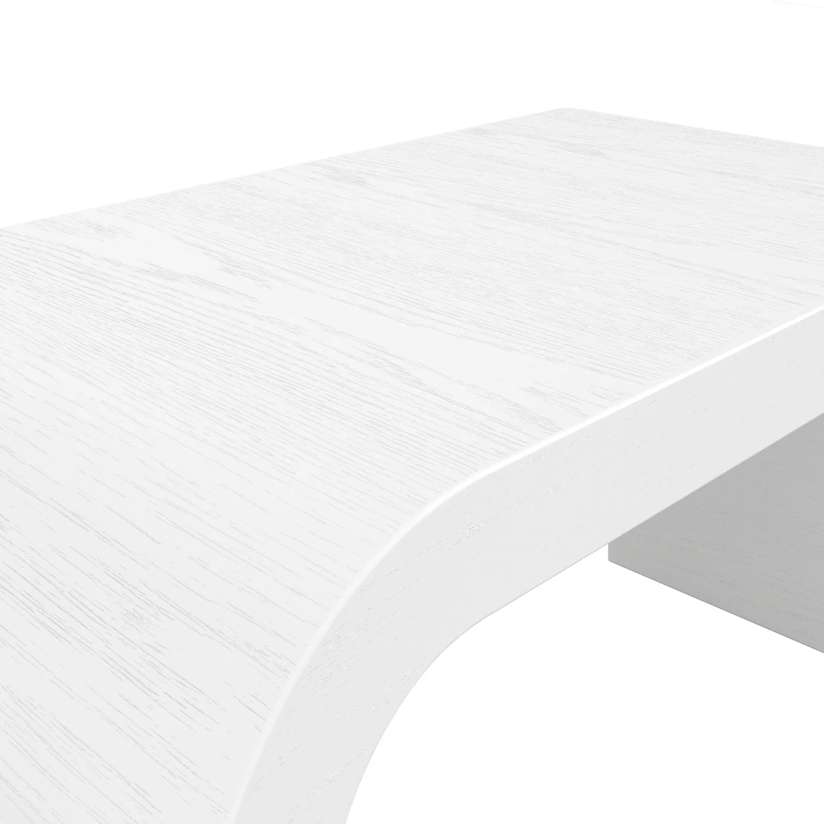 HO+ME Lake Coffee Table In White - Image 4