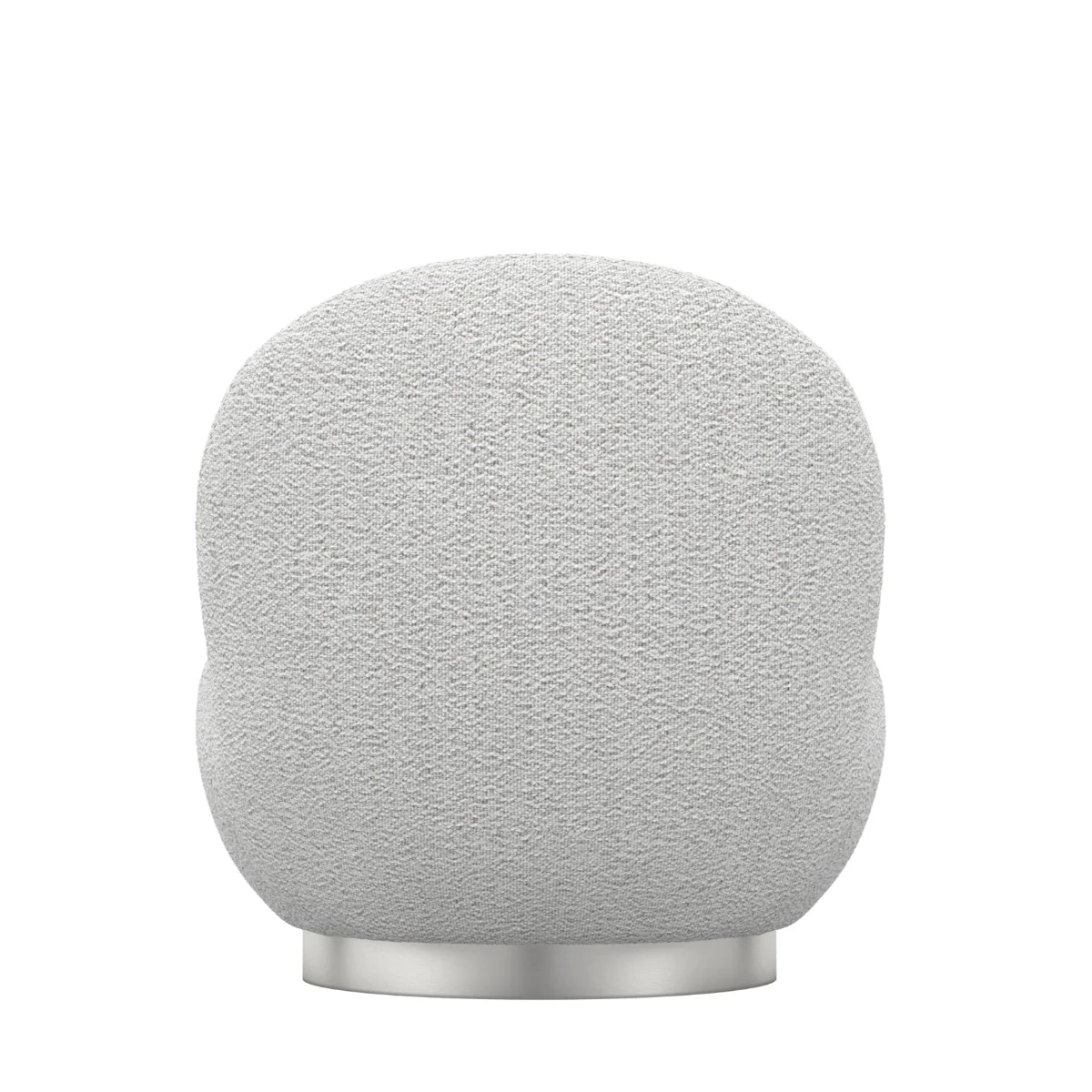 HO+ME Langham Swivel Occasional Chair In Cloud Grey - Image 4