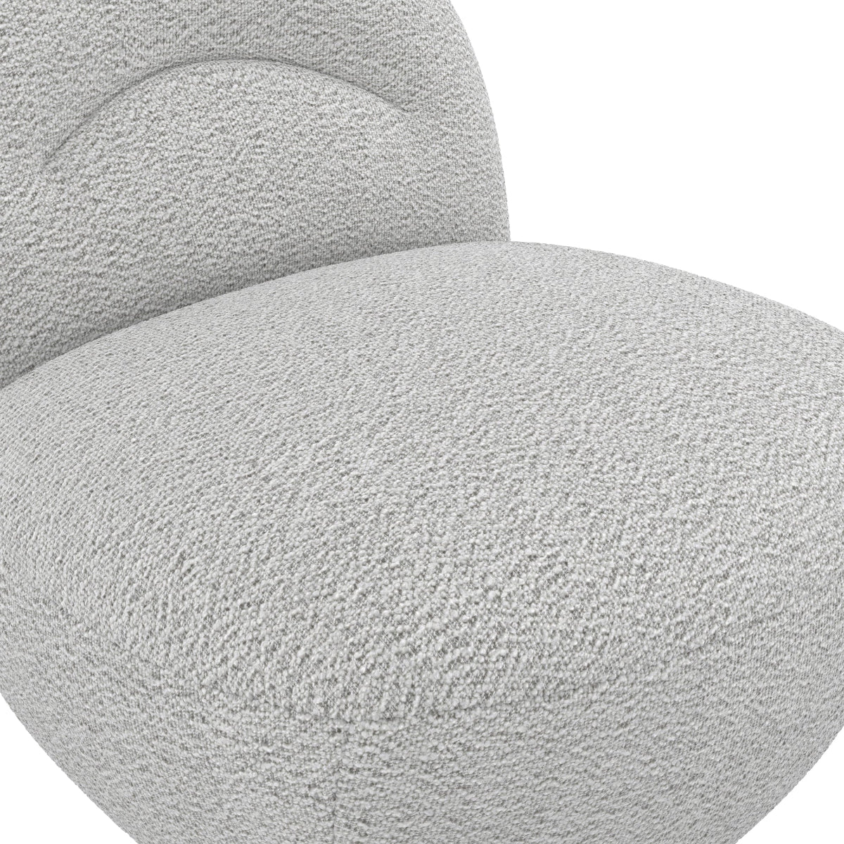 HO+ME Langham Swivel Occasional Chair In Cloud Grey - Image 5