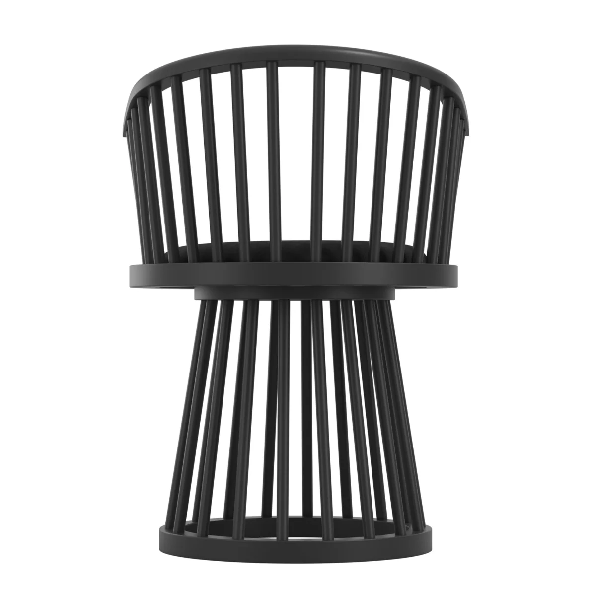 HO+ME Lina Dining Chair In Black - Image 4
